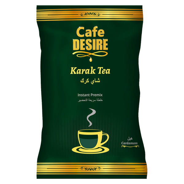 Karak Cardamom Tea Premix (1Kg) | 3 in 1 Tea | Makes 80 Cups | | Milk not required | Cardamom Flavour Imported from Geneva | For Manual Use - Just add Hot Water | Suitable for all Vending Machines