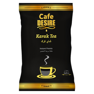 Karak Saffron Tea Premix (1Kg) | 3 in 1 Tea | Makes 80 Cups | Tea with Saffron Flavour | Milk not required | For Manual Use - Just add Hot Water | Suitable for all Vending Machines