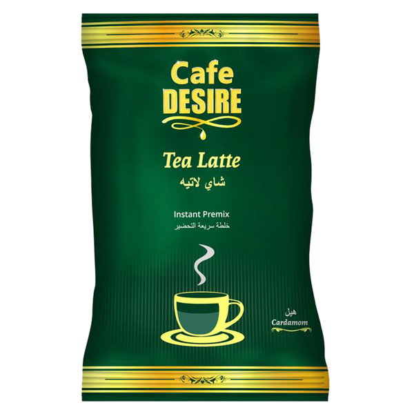 Tea Latte - Cardamom Premix (650g) | Makes 80 Cups | No Added Sugar | Milk not required | Cardamom Flavour Imported from Geneva | For Manual Use - Just add Hot Water | Suitable for all Vending Machines